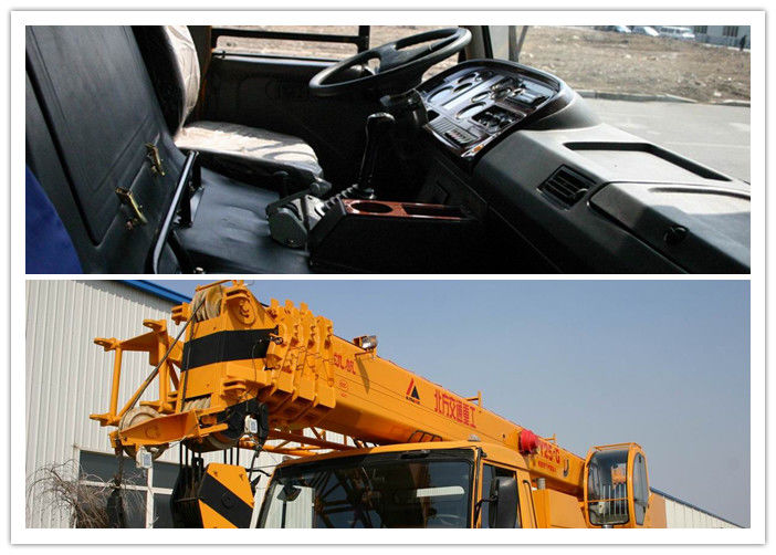 25t Faw Hydraulic Truck Crane 70km / H Max Traveling Speed For Building Site