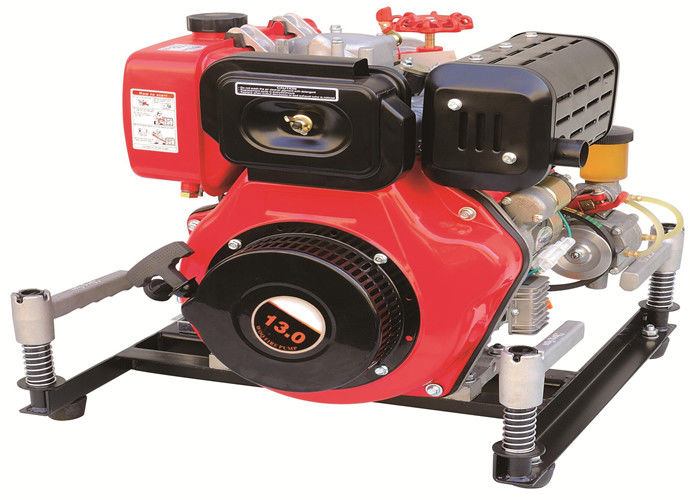 Middle Flow Special Vehicles Portable Diesel Fire Pump 7m Maximum Suction Depth