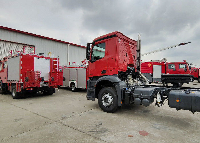 25 Meter Height 6×4 Drive Water Tower Fire Truck with Shock Reducing Rubber