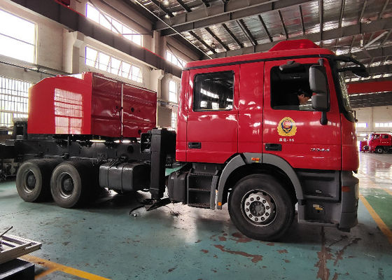 मर्सिडीज-बेन चेसिस 30.7 मीटर ऊंचाई वायवीय लॉकिंग एरियल लैडर फायर ट्रक